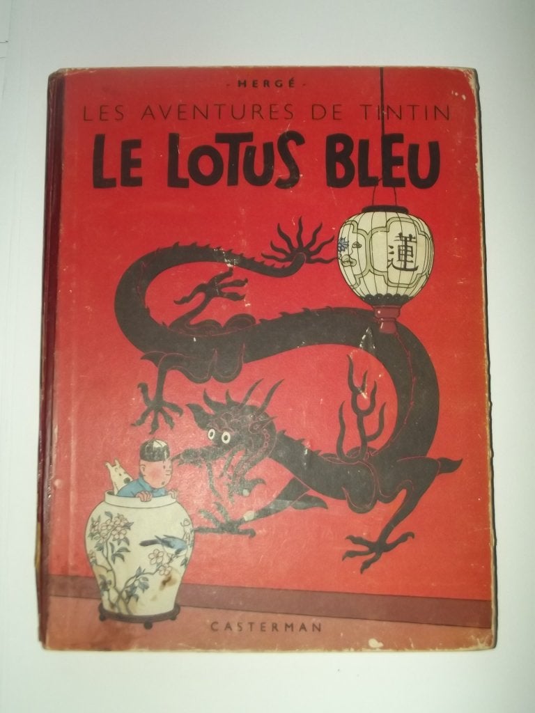 bd Tintin / Le Lotus Bleu - EO, Livres, Une BD, Enlèvement ou Envoi, Utilisé, Hergé.