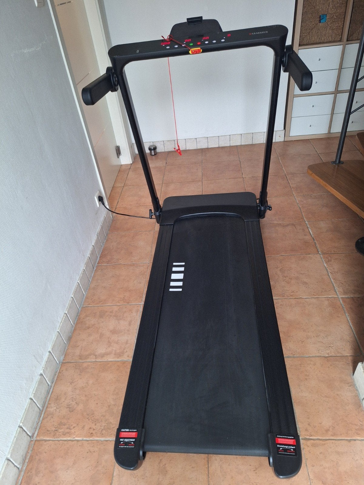 loopband Hammer TM7, Sport en Fitness, Ophalen, Zo goed als nieuw, Benen, Loopband