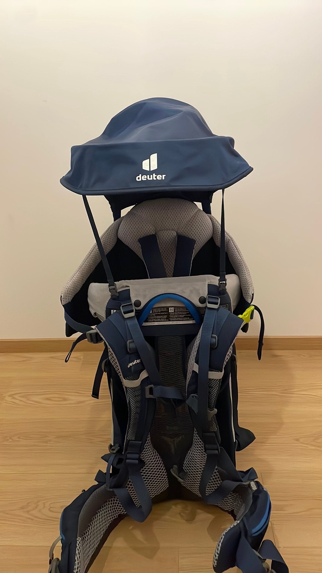 Deuter Kid Comfort kinderdrager / draagrugzak + zonnekap, Ophalen, Zo goed als nieuw, Rug