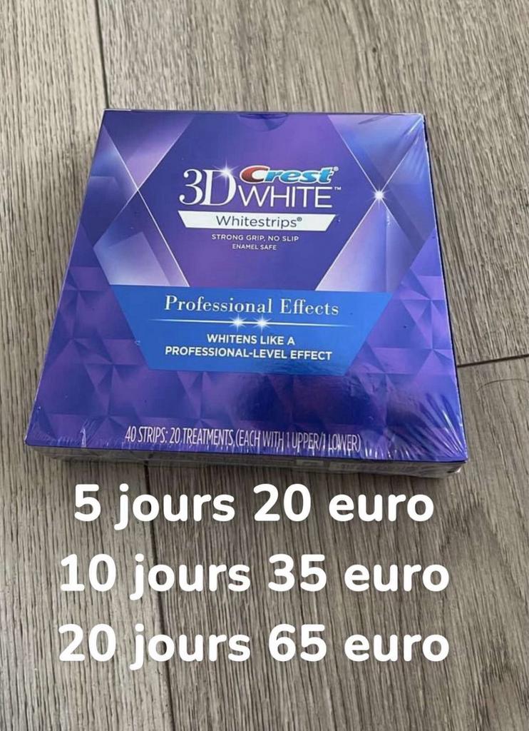 3 D crest blanchiment dentaire, Handtassen en Accessoires, Uiterlijk | Mondverzorging, Ophalen of Verzenden, Nieuw, Overige typen