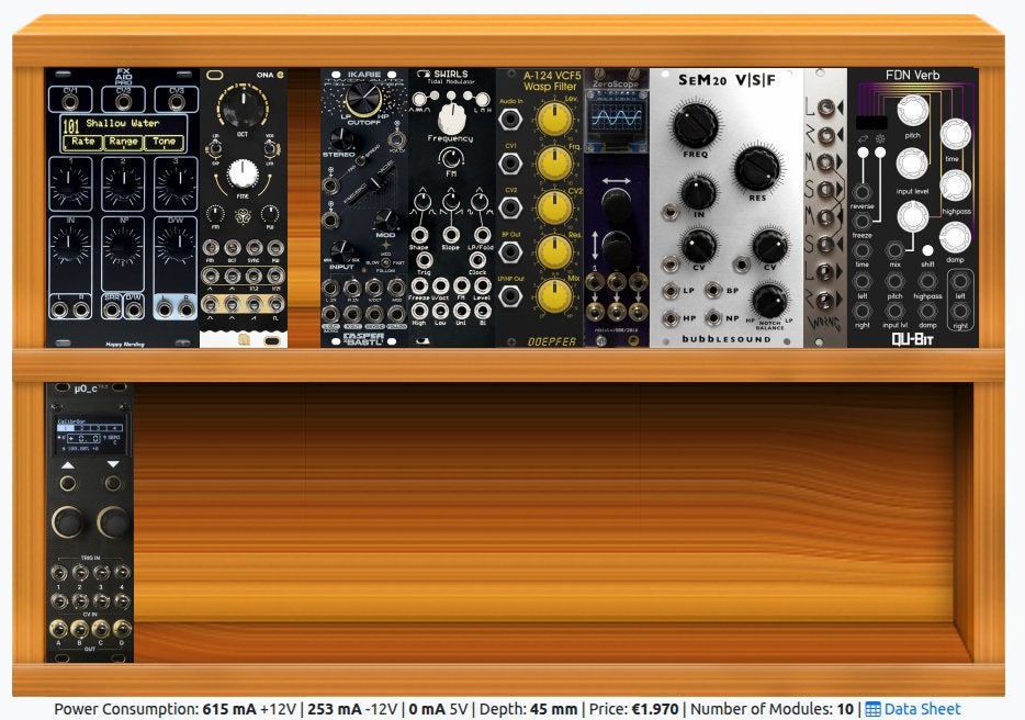 eurorack for sale, Ophalen of Verzenden, Zo goed als nieuw