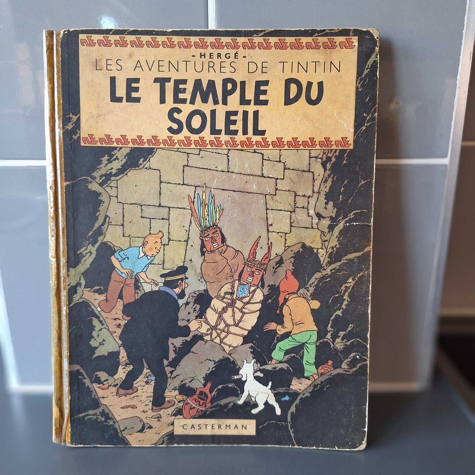 Tintin le Temple du Soleil edition originale 1949, Livres, BD, Enlèvement, Utilisé