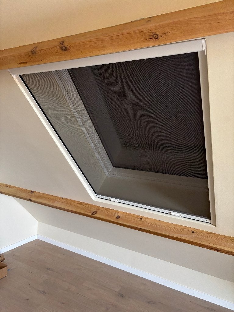 Insecten muggenraam/hor rolgordijn (3x), Doe-het-zelf en Bouw, Deuren en Vliegenramen, Hordeur, Minder dan 200 cm, Zo goed als nieuw