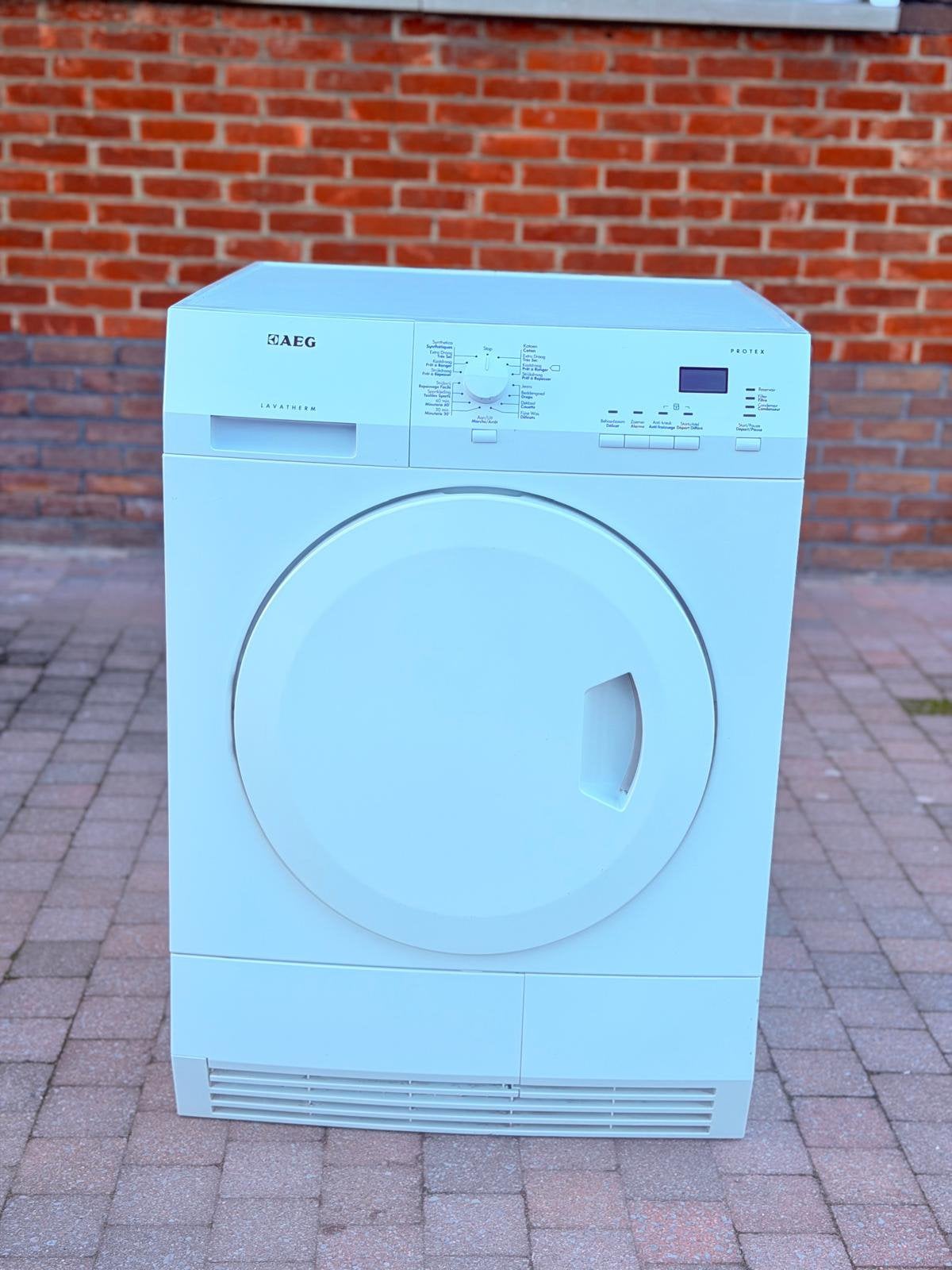 Aeg protex condensatie droogkast A+++klasse 8kg zuinige, Elektronische apparatuur, Ophalen, Zo goed als nieuw