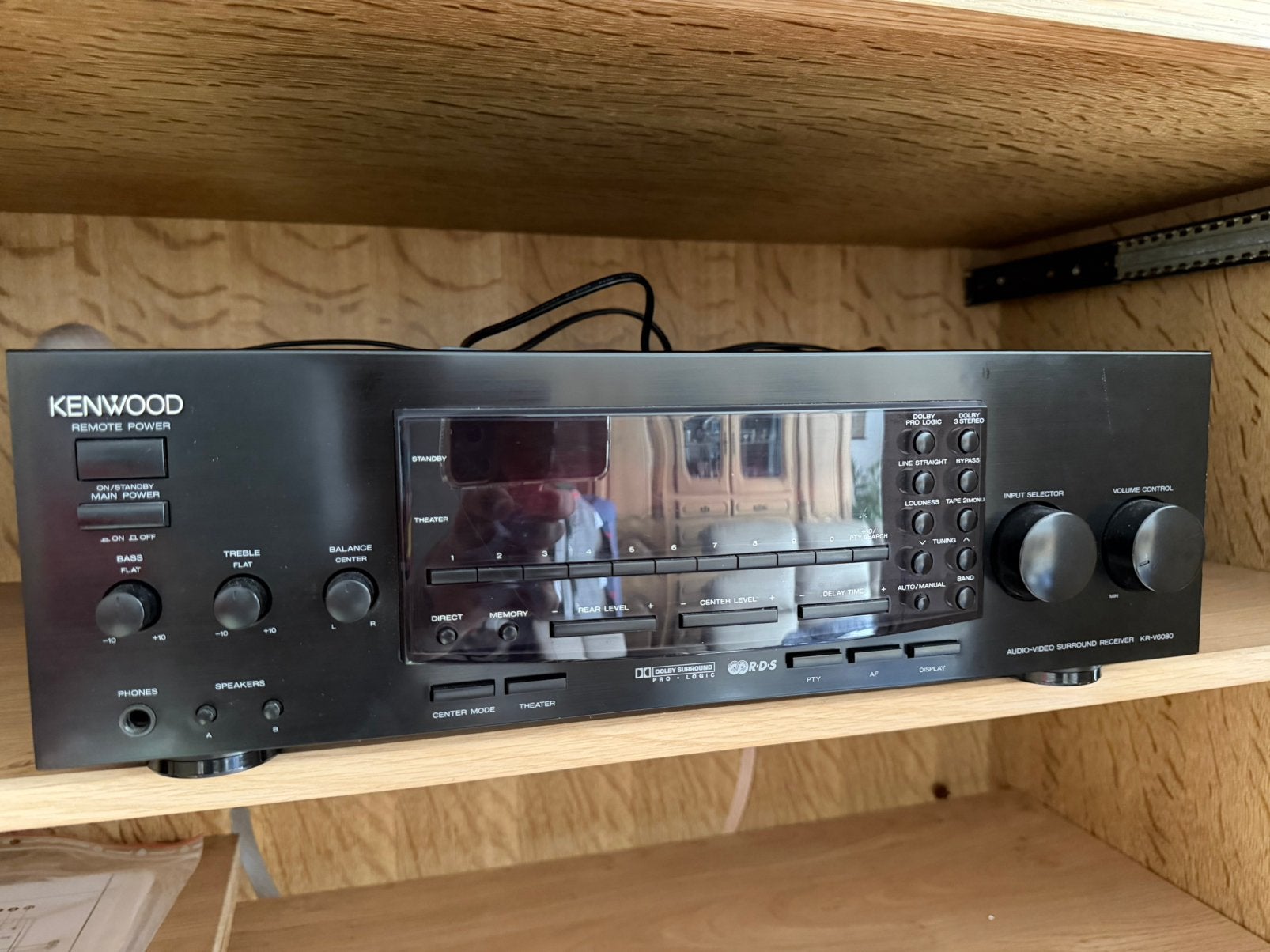 Tuner dolby-surroud kenwood en speakers, Ophalen, Zo goed als nieuw, Yamaha