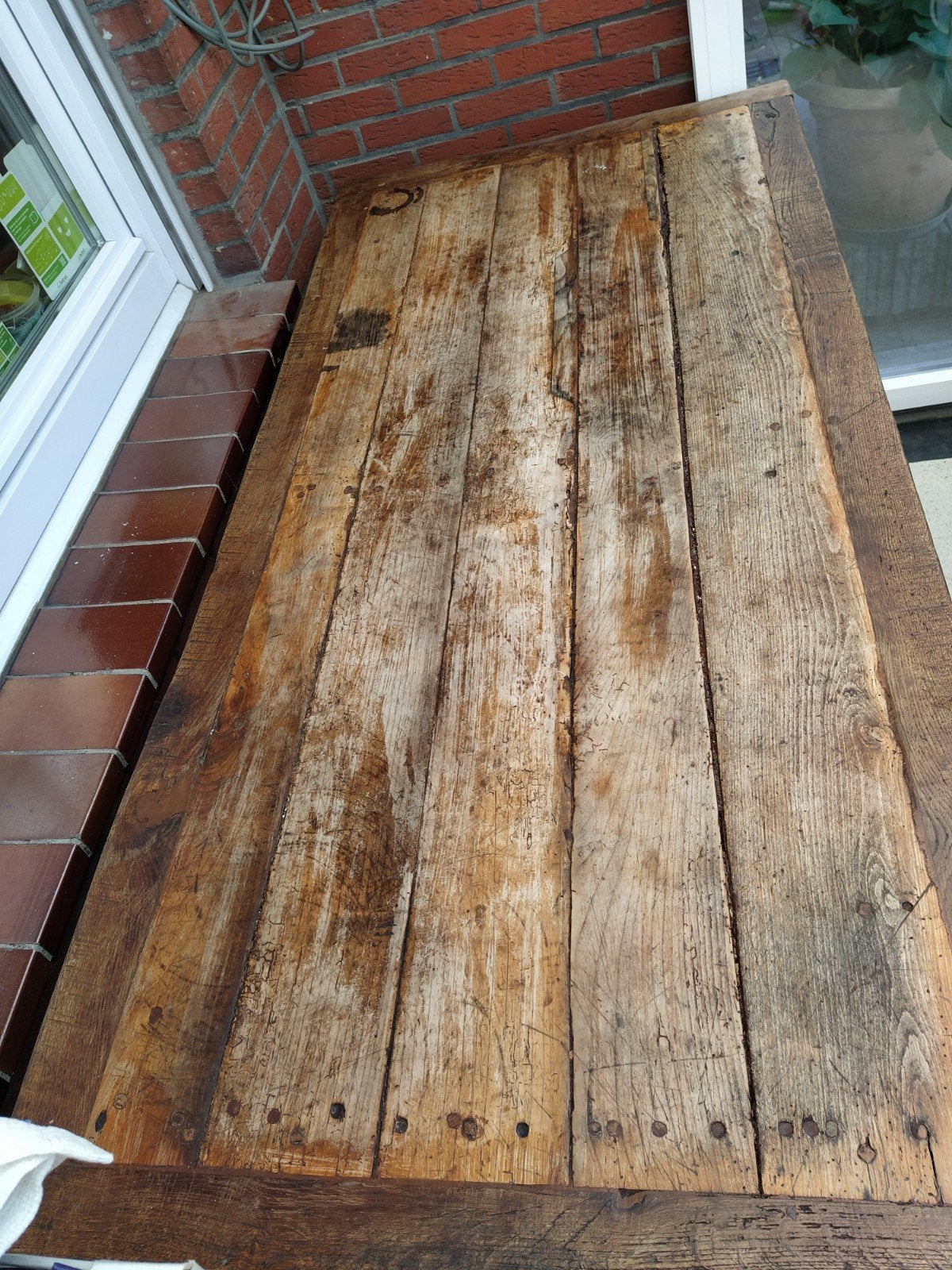 Antieke tafel, Ophalen