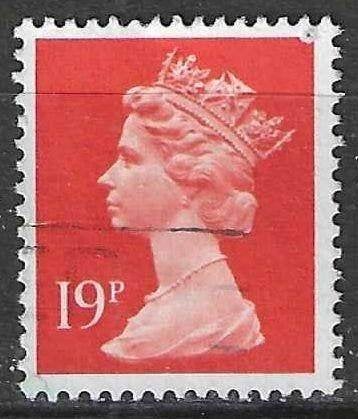 Grande-Bretagne 1988 - Yvert 1329 - Elisabeth II (ST), Timbres & Monnaies, Envoi, Affranchi