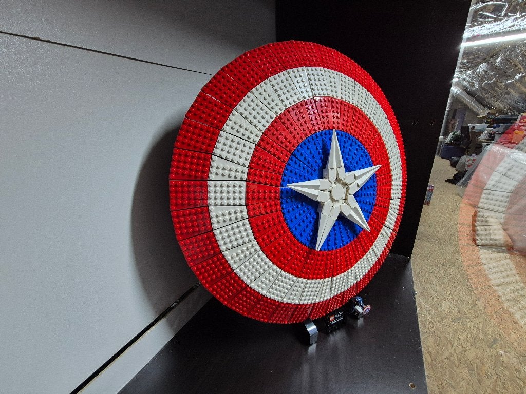 Lego 76262 Captain America's Shield, Kinderen en Baby's, Inclusief instructies, Marvel, Lego, Nieuw