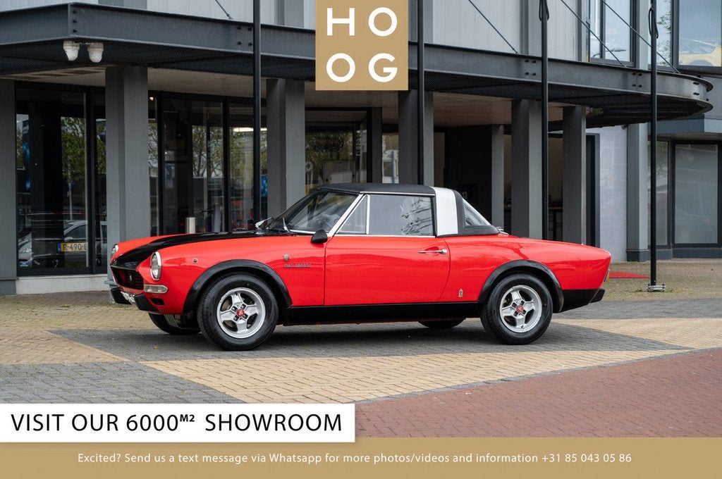Fiat 124 Spider Abarth, Autos, Oldtimers & Ancêtres, Entreprise, Achat, Intérieur cuir, Toit ouvrant, Fiat, Essence, Cabriolet