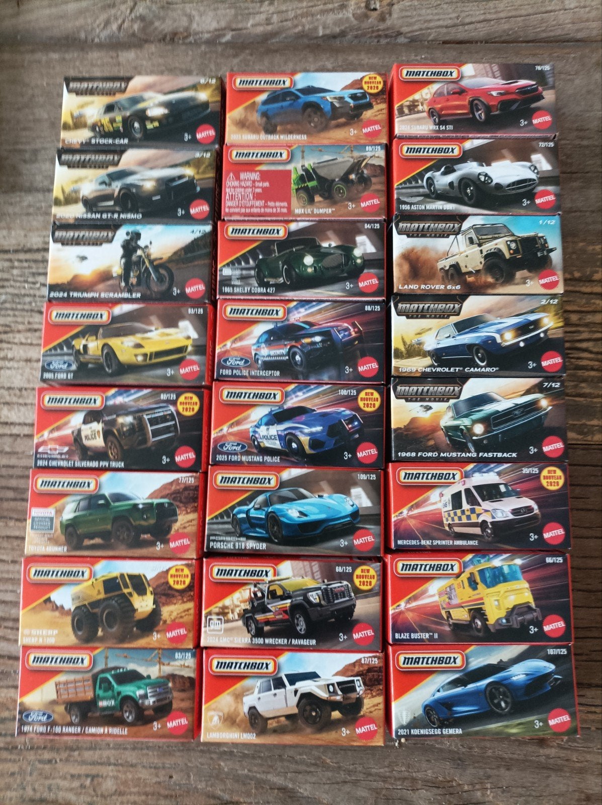 Matchbox Power saisit 24 prises différentes. lot 1., Enlèvement ou Envoi