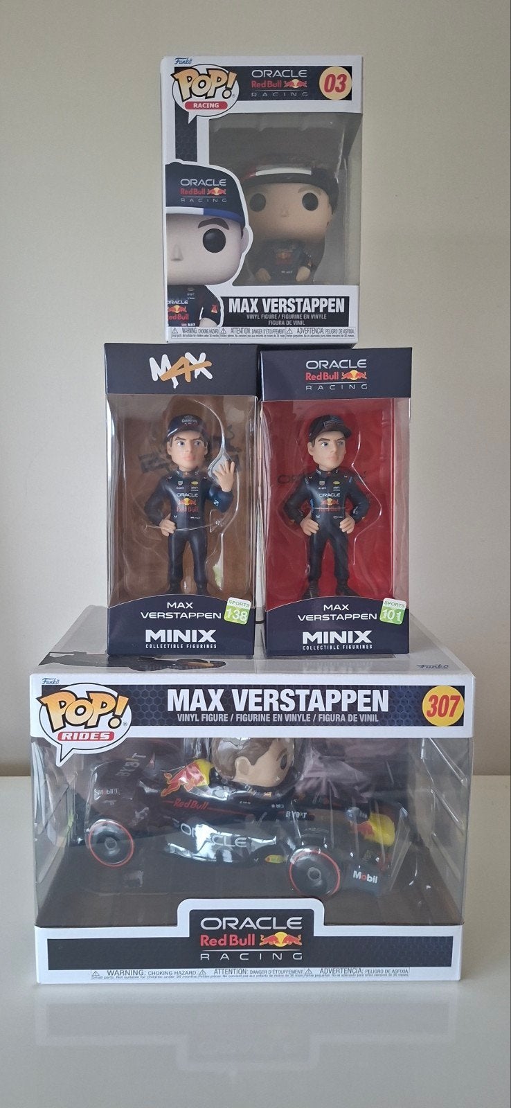 funko poppen Max Verstappen, Verzamelen, Ophalen of Verzenden, Nieuw, Formule 1