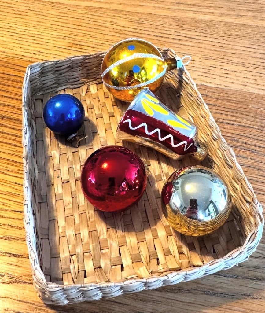 Vintage kerstballen, Ophalen of Verzenden