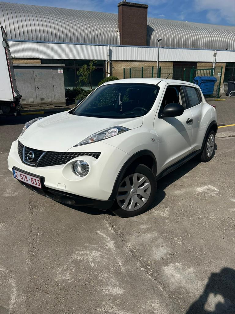 Nissan Juke 1.6 Benzine – Dealeronderhouden, Auto's, Nissan, Euro 5, Zwart, Wit, 5 deurs