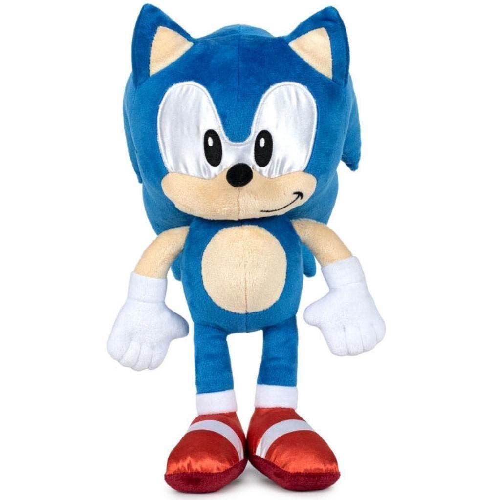 Sonic pluche Knuffel - 30 cm - Sega, Overige karakters, Overige typen, Blauw, Nieuw