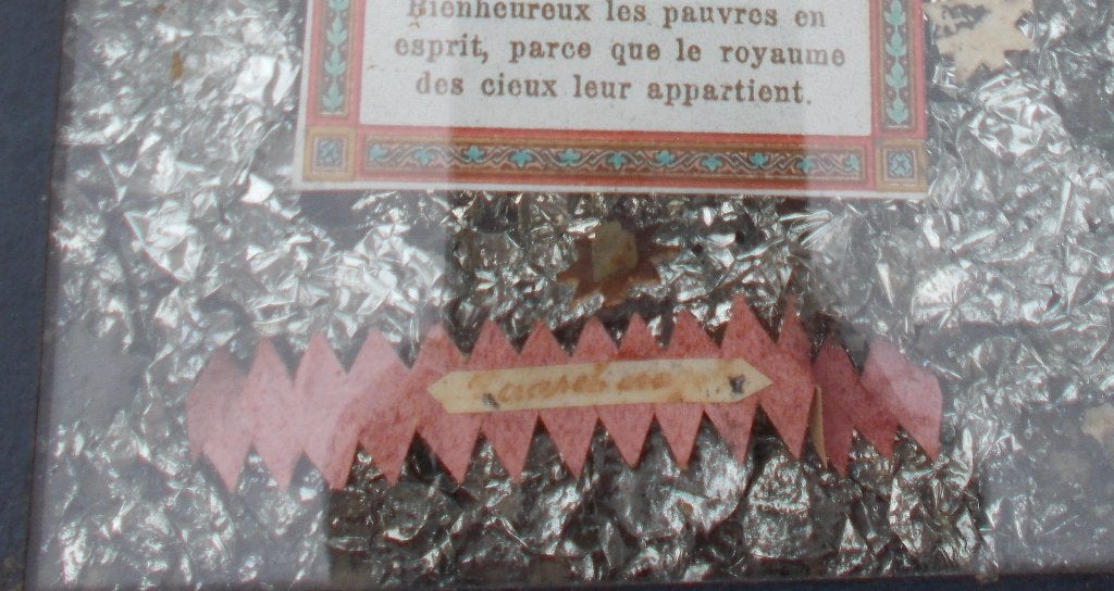 2 x antiek reliek/relic houders kader, Verzamelen, Religie, Ophalen of Verzenden, Gebruikt