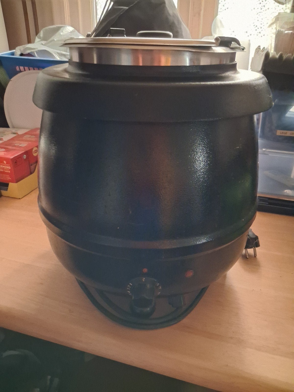 soepketel bain marie, Enlèvement