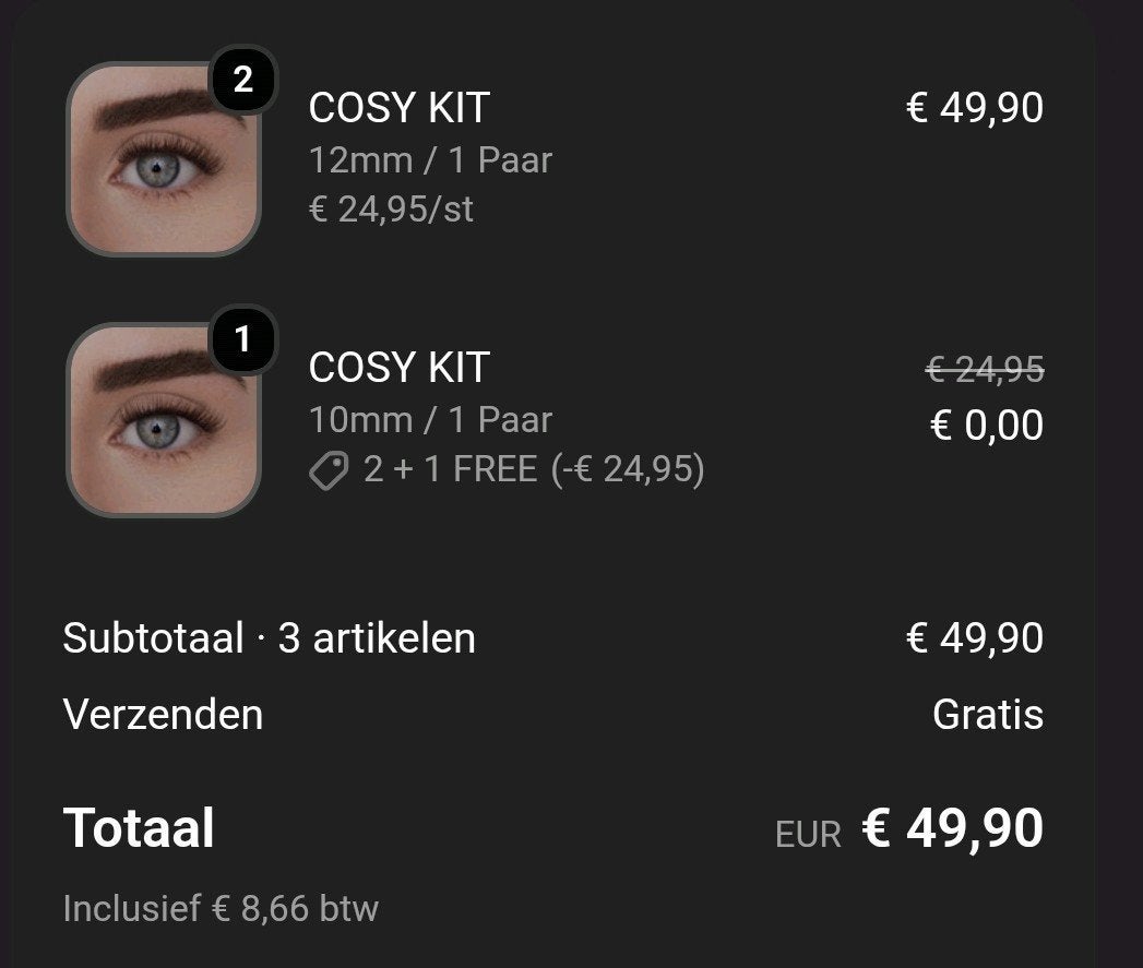 3 ongeopende press on lash extensions van Mayson, Handtassen en Accessoires, Uiterlijk | Cosmetica en Make-up, Ophalen