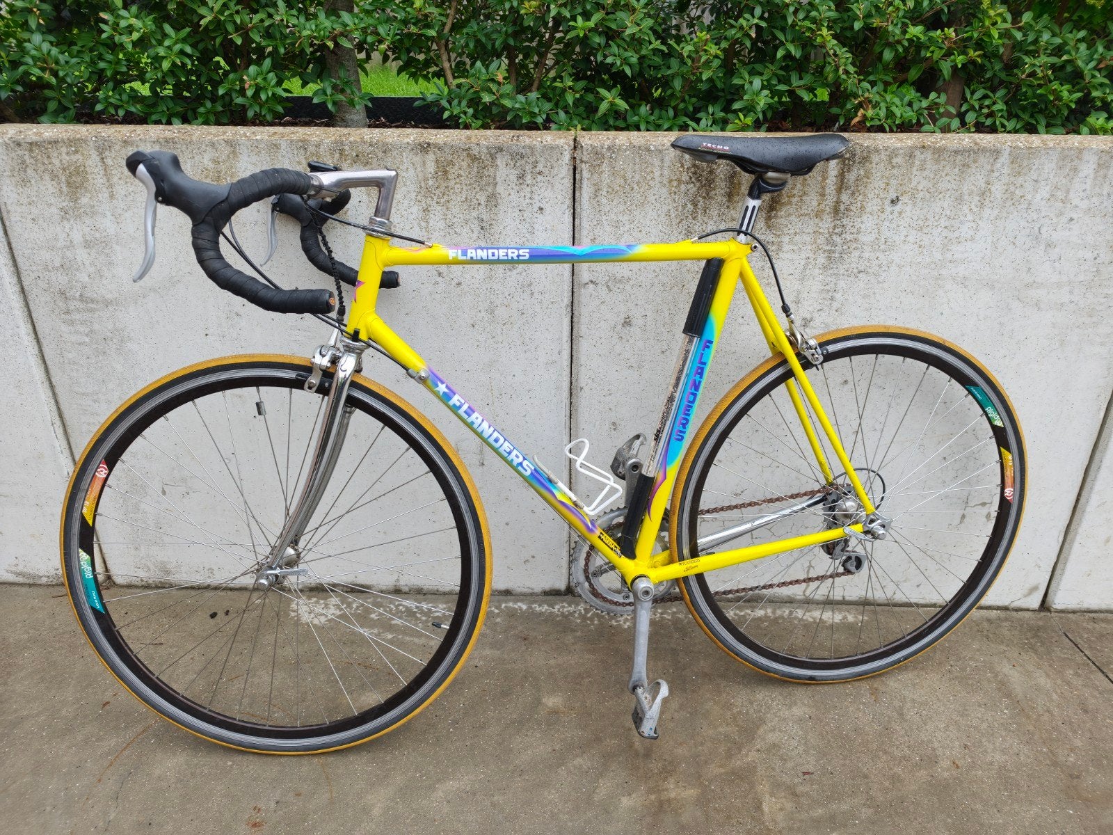 Flanders koersfiets, Fietsen en Brommers, 28 inch, Gebruikt, Velgrem, Aluminium