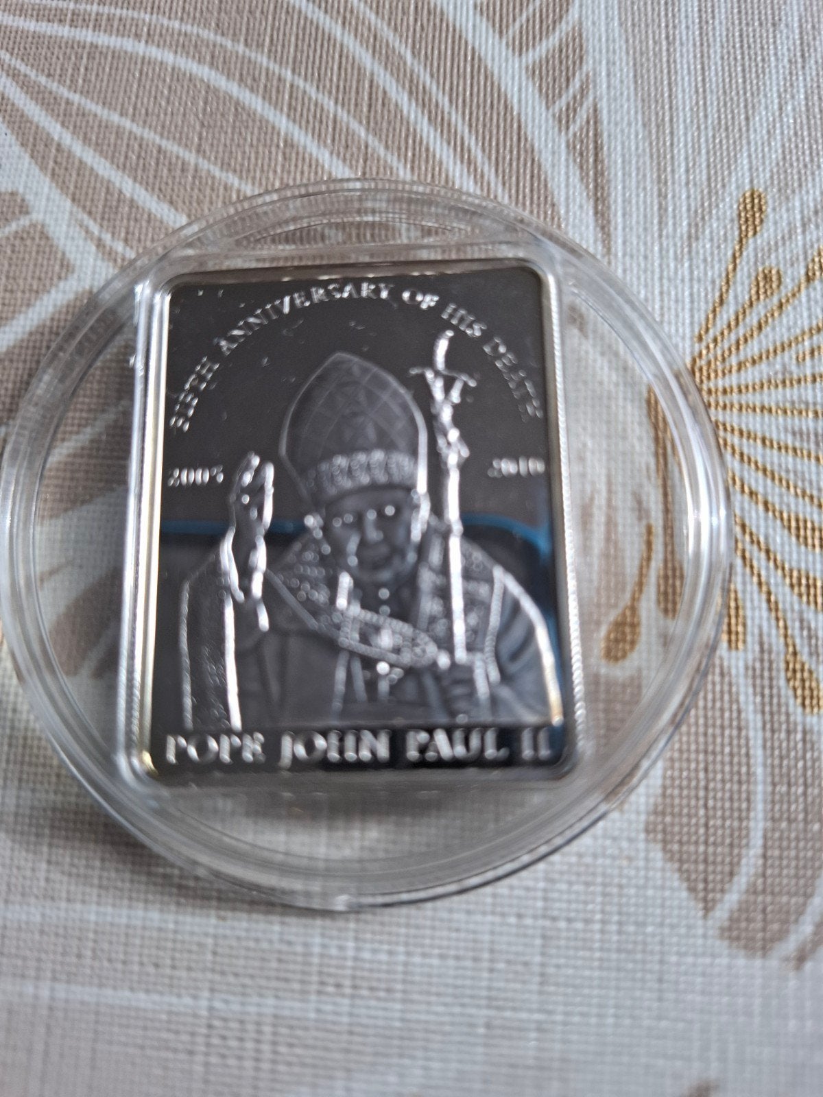médaille du pape, Timbres & Monnaies, Envoi, Argent