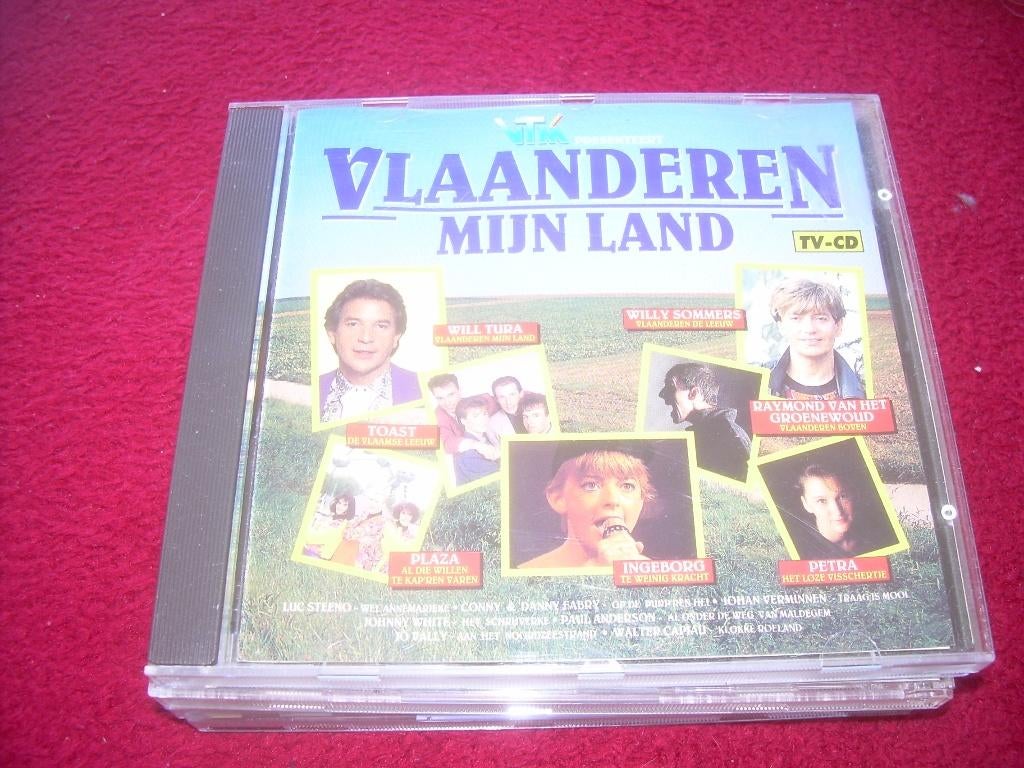 CD - VLAANDEREN MIJN LAND, Cd's en Dvd's, Ophalen of Verzenden, Zo goed als nieuw, Levenslied of Smartlap