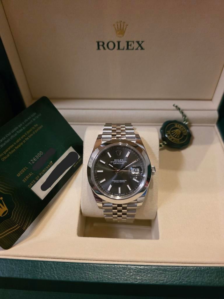 NIEUWE ROLEX DATEJUST 41MM JUBILEE 5J GARANTIE, Handtassen en Accessoires, Horloges | Heren, Ophalen, Rolex