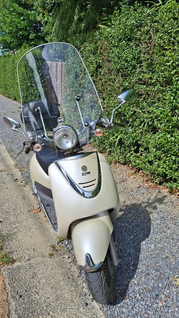 Brommer Sym Alloo 50cc B klasse, Fietsen en Brommers, Brommers | Crossbrommers, Ophalen, Gebruikt