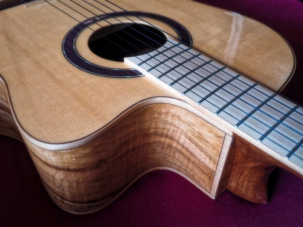 Ortega TZSM-3 (4/4 classical, hybrid neck, fishman blend XLR, Ophalen of Verzenden, Zo goed als nieuw, Klassieke of Spaanse gitaar