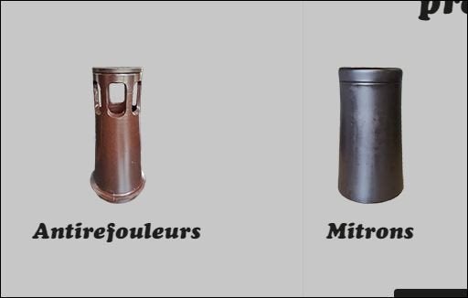 mitre de cheminee gres, Enlèvement ou Envoi, Comme neuf, Cheminée au bois