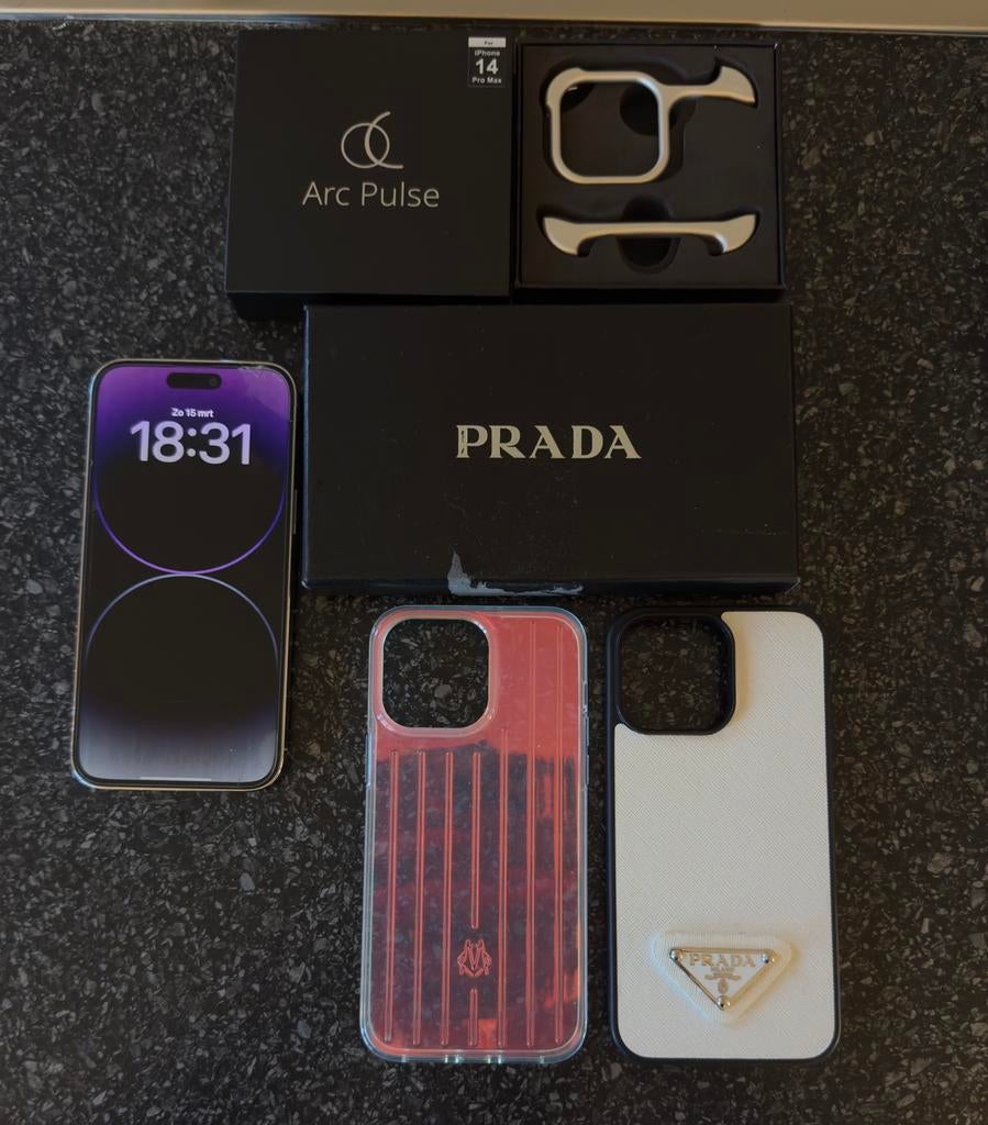 iPhone 14 Pro Max – 256GB Zilver, Telecommunicatie, Mobiele telefoons | Apple iPhone, Gebruikt, 256 GB, Zonder abonnement, Zonder simlock