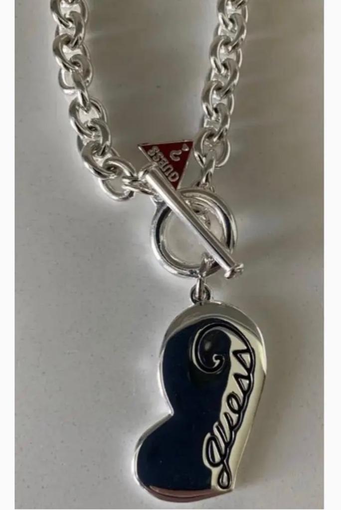 Collier Guess Neuf, Handtassen en Accessoires, Kettingen, Ophalen, Nieuw, Zilver, Overige materialen