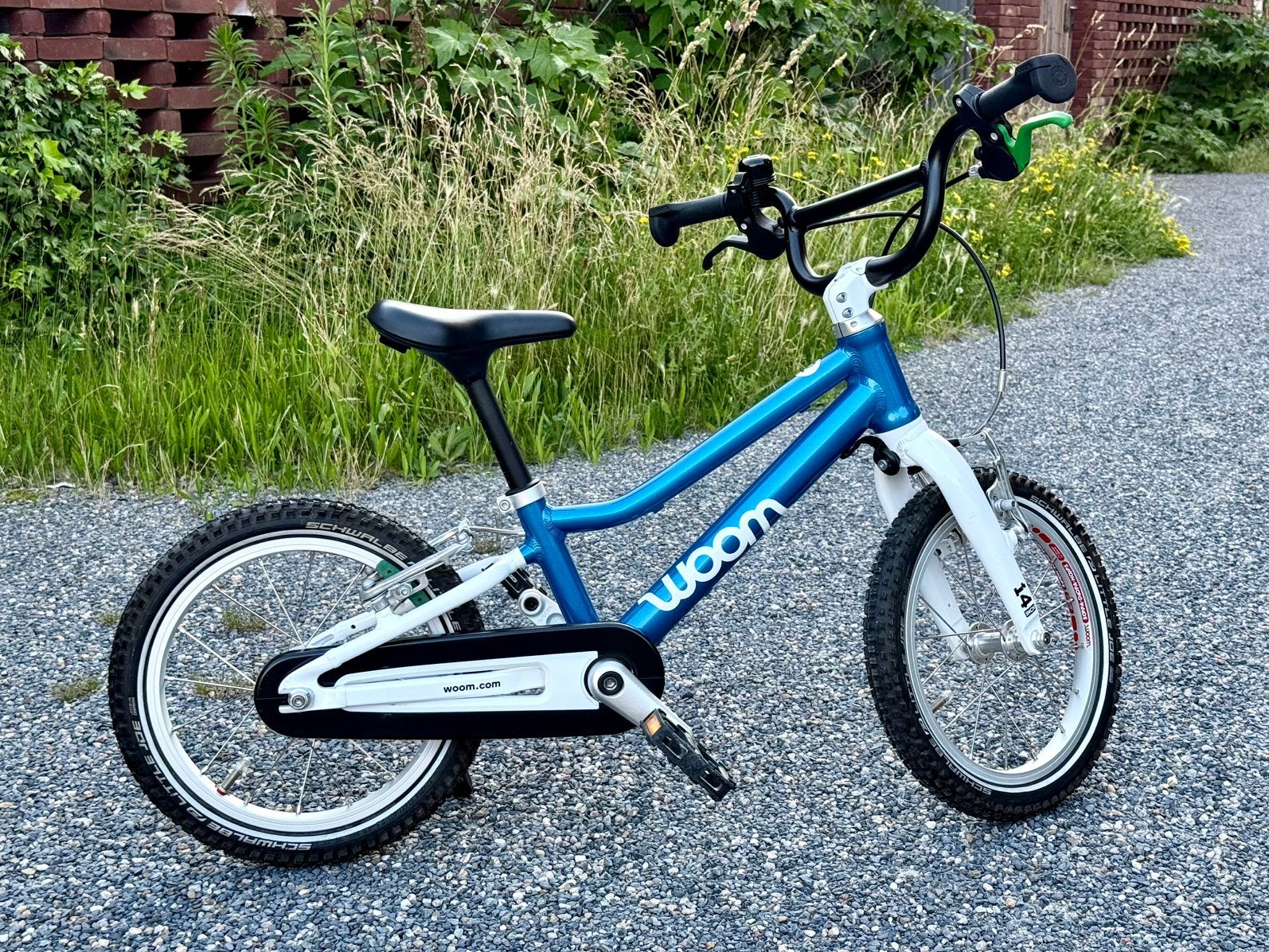 Woom 2 Go metallic blue, Ophalen, Zo goed als nieuw