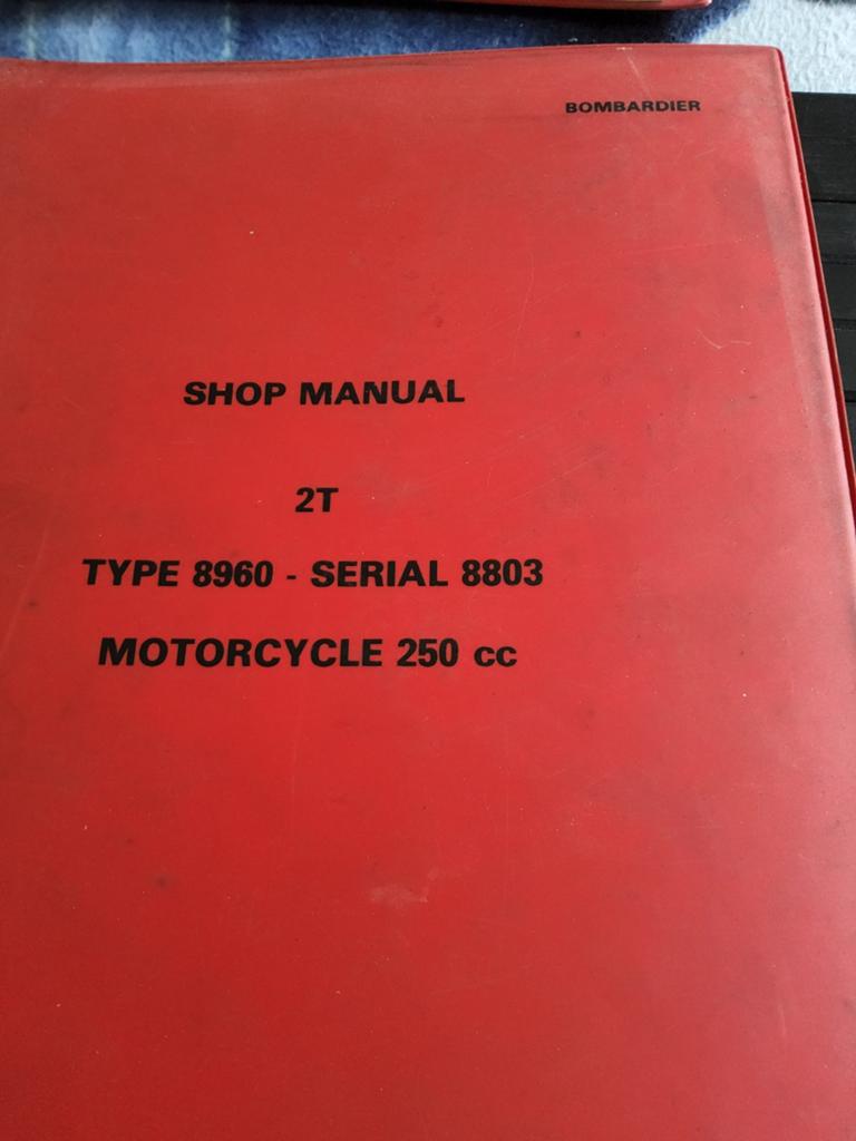 Shop manual bombardier 250 cc, Ophalen of Verzenden