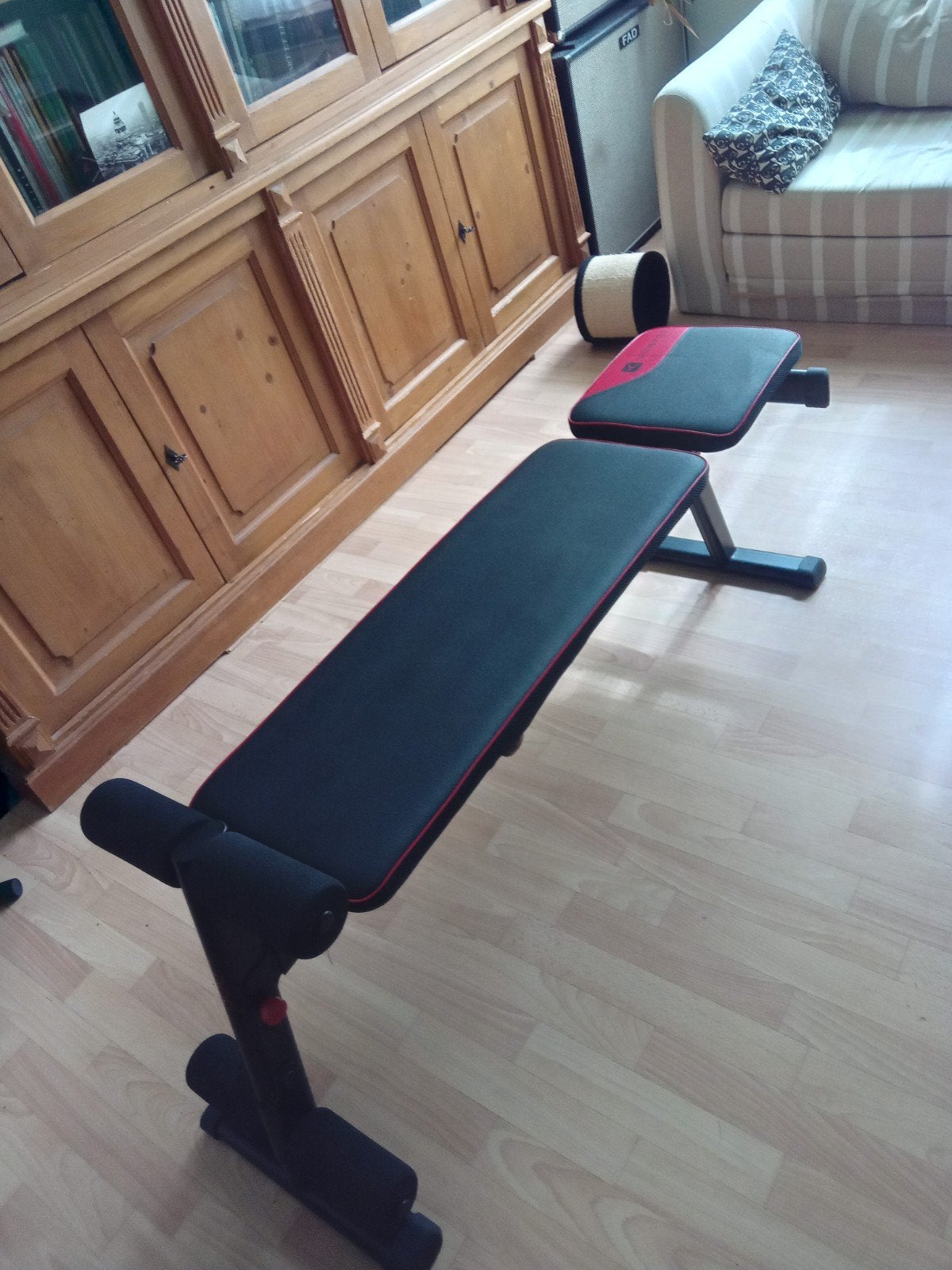 Ensemble banc, rack, barres et poids de musculation, Sports & Fitness, Enlèvement