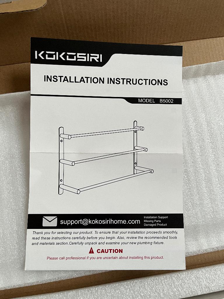 porte-serviettes à 3 barres, Neuf, Moins de 100 cm, 50 à 100 cm, Autres types