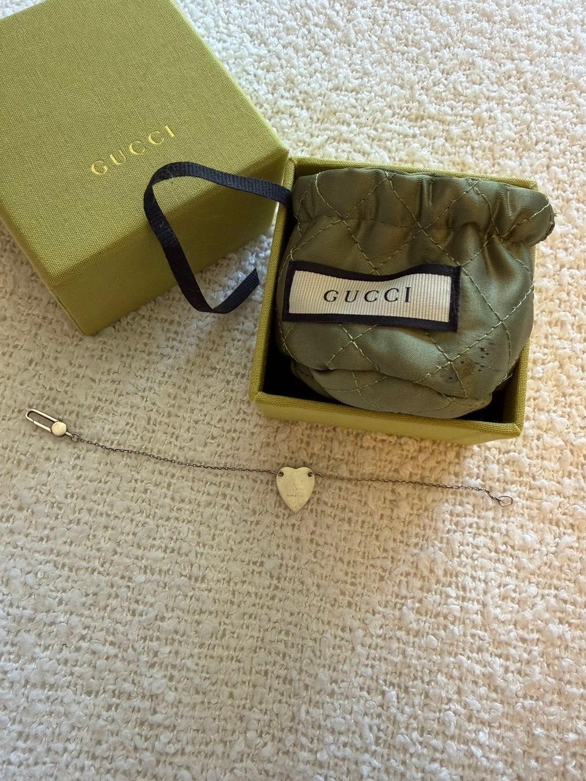Bracelet Gucci, Bijoux, Sacs & Beauté, Enlèvement ou Envoi, Comme neuf, Argent