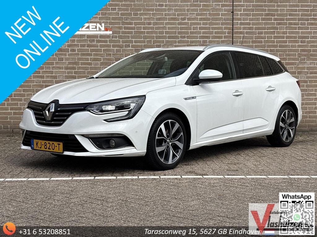 Renault Megane Estate 1.5 dCi Bose | € 6.200,- NETTO!| Leder, Auto's, Renault, Wit, Bedrijf, 95 g/km, Te koop