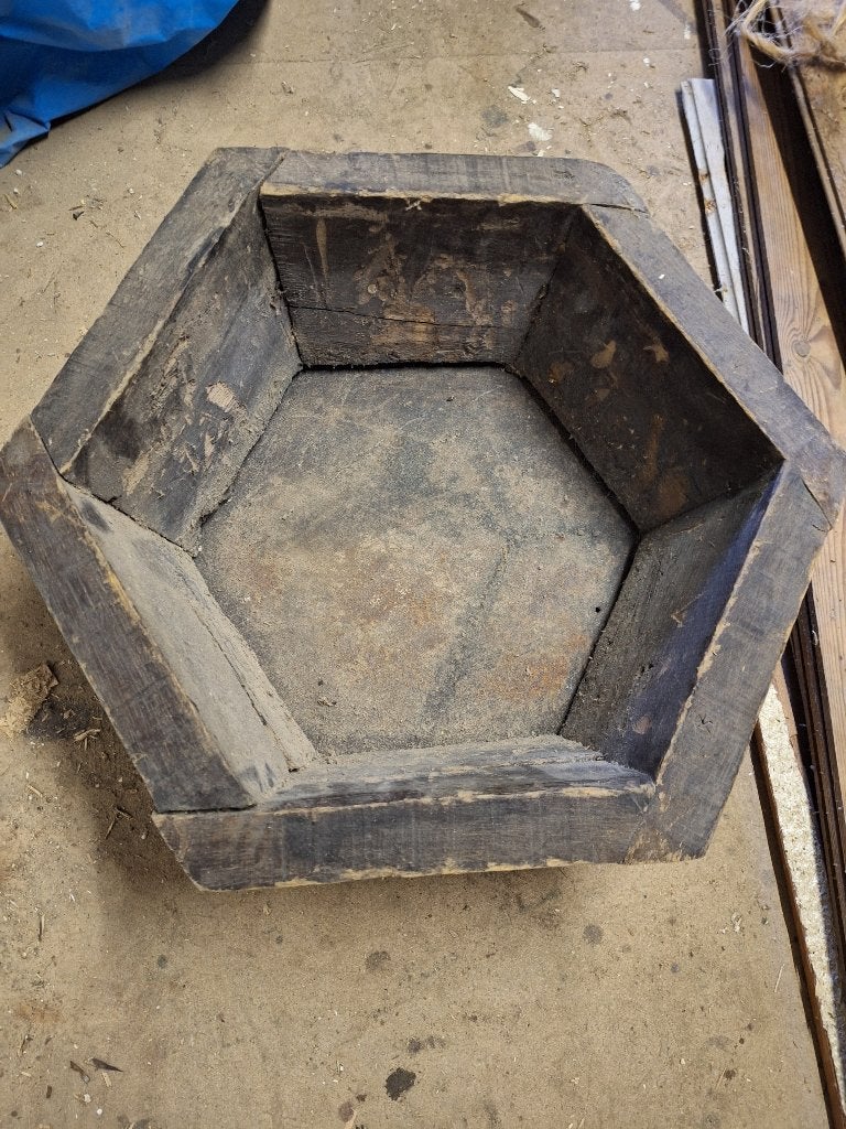 Bloembakken in hout voor buiten (zeshoek/vierkant), Ophalen, Gebruikt, Vierkant, Tuin