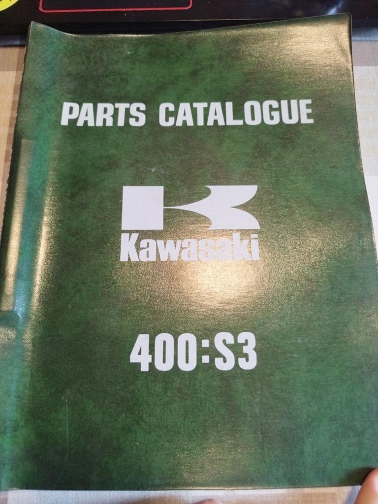 Kawasaki 400 S3 Parts Catalogue, Motoren, Ophalen