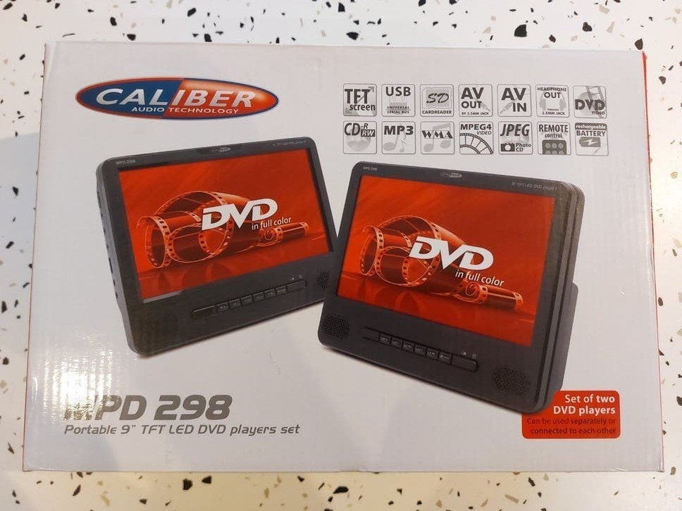 Draagbare DVD-speler: Caliber MPD298, Audio, Tv en Foto, DVD spelers, Zo goed als nieuw, Dvd-speler, Overige merken, Draagbaar