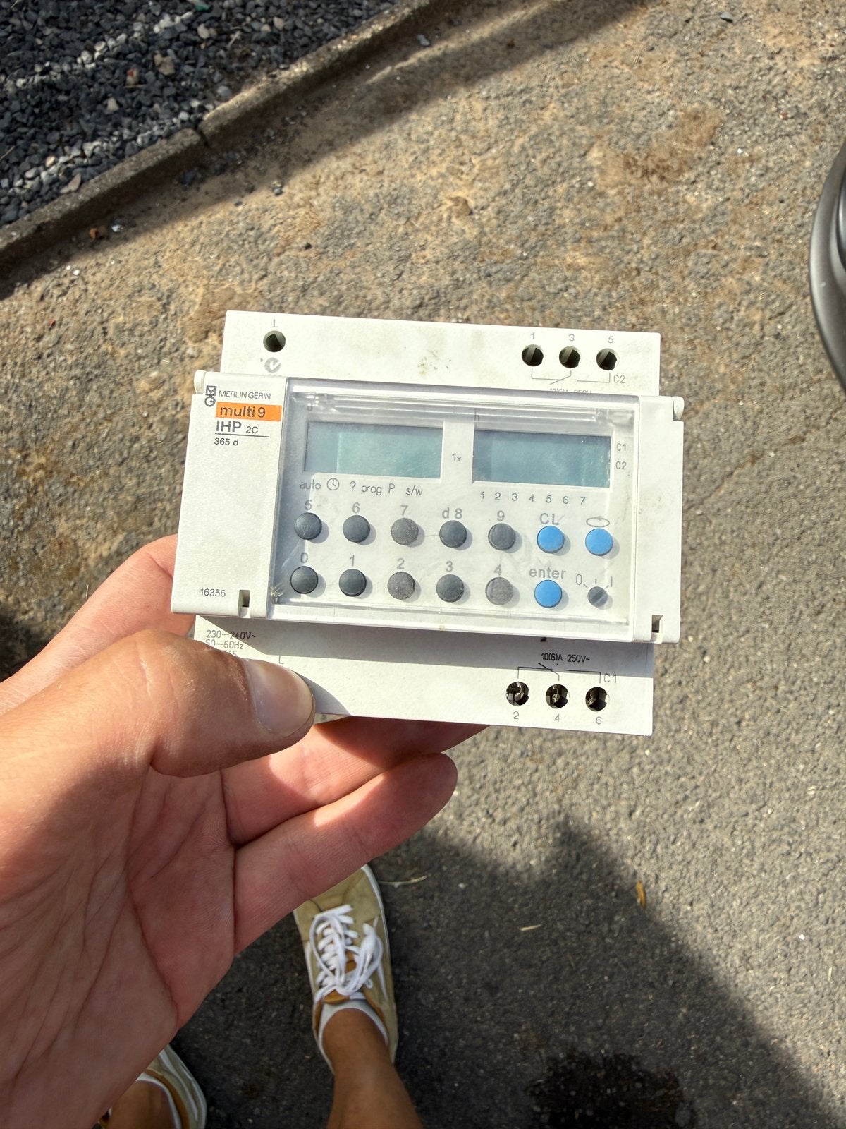 Digitale schakelklok Multi9 IHP 2C, Ophalen, Gebruikt, Overige merken, Overige typen