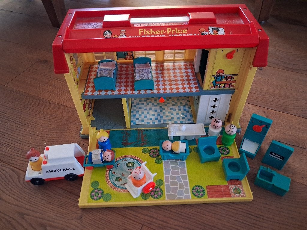 Fisher price ziekenhuis, Kinderen en Baby's, Speelgoed | Fisher-Price, Ophalen of Verzenden, Zo goed als nieuw, Speelset
