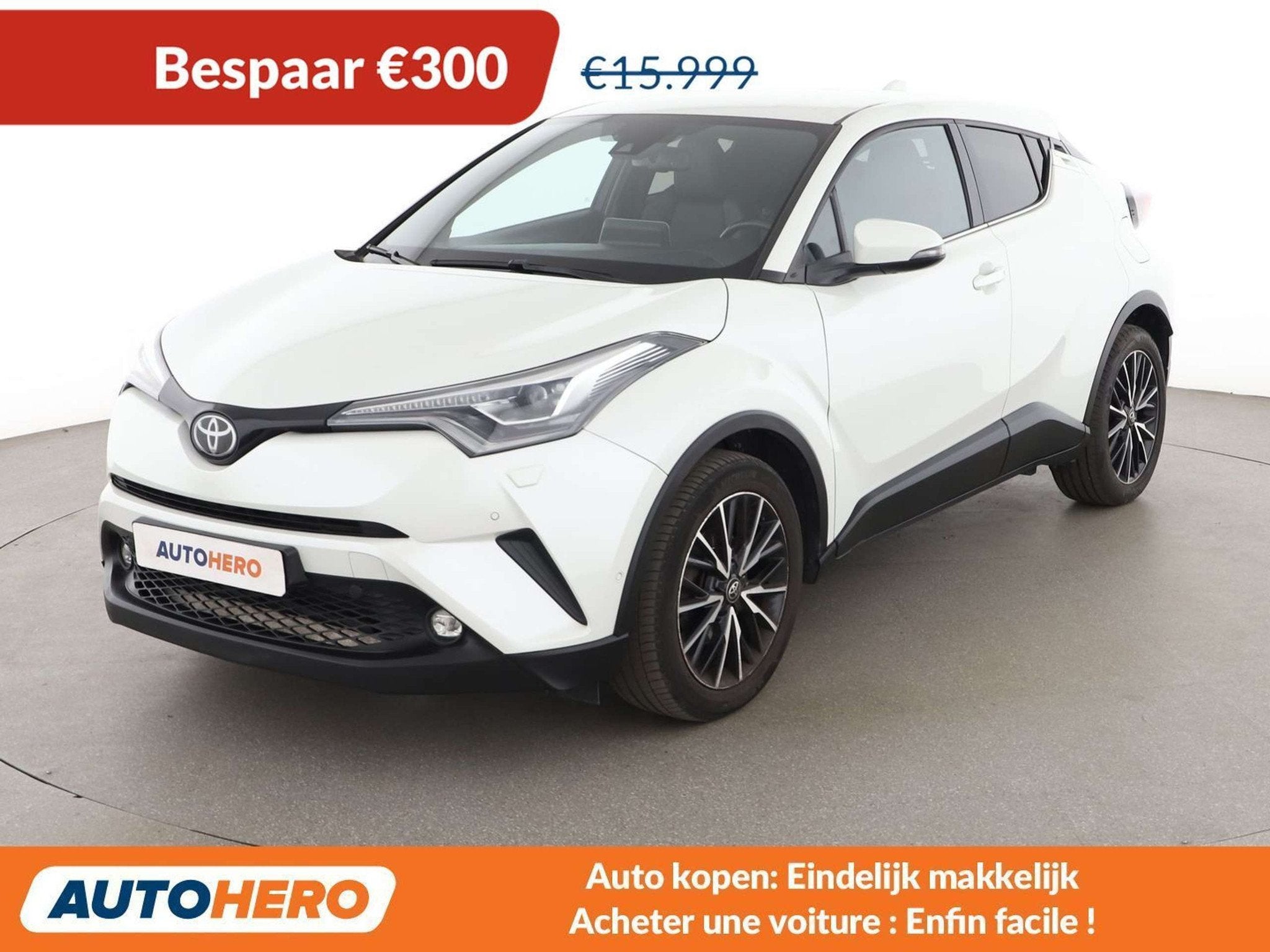 Toyota C-HR 1.2 Turbo Lounge (année de construction 2016), Achat, Détection des panneaux routiers, 116 ch, 5 portes