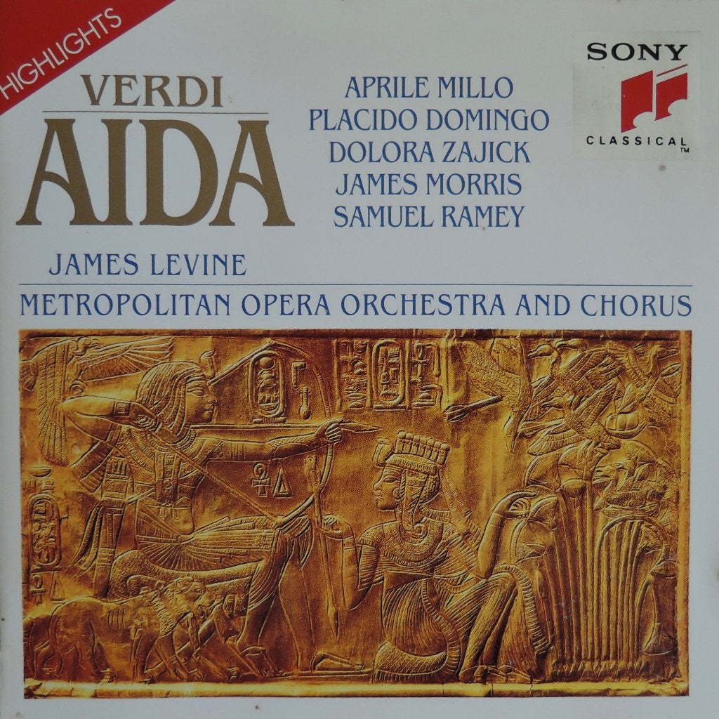 Aida/ Verdi - Metropolitan Opera/ Levine - SONY - 1991- DDD, Verdi, Opera of Operette, Ophalen of Verzenden, Zo goed als nieuw