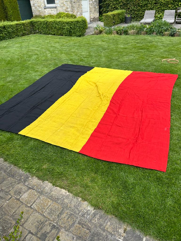 Belgische vlag 1905, Verzamelen, Ophalen, Overige soorten, Vlag of Vaandel