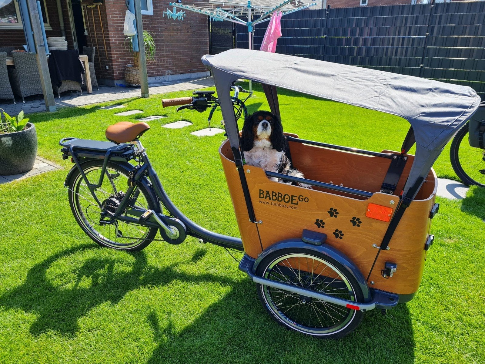 E-bakfiets baboe, Ophalen