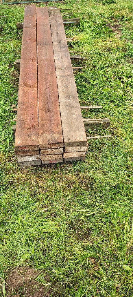 houten balken 22cm op 7,3cm tussen de 450cm en de 195cm lang, Ophalen, Gebruikt, 250 cm of meer, Balken