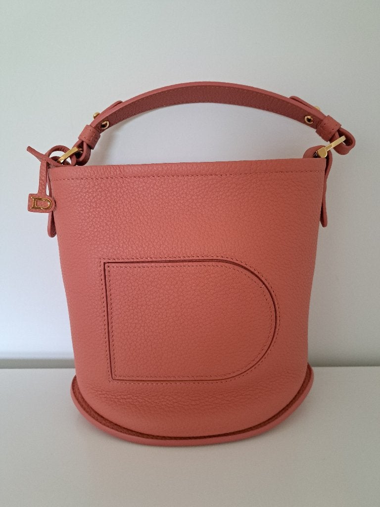 Handtas Delvaux Le Pin Mini Bucket, Handtassen en Accessoires, Tassen | Damestassen, Ophalen, Nieuw, Roze, Handtas