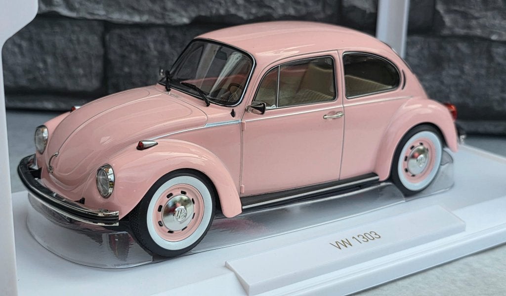 vw beetle 1303 Pink 1/18éme, Neuf, Enlèvement ou Envoi, Voiture, Norev