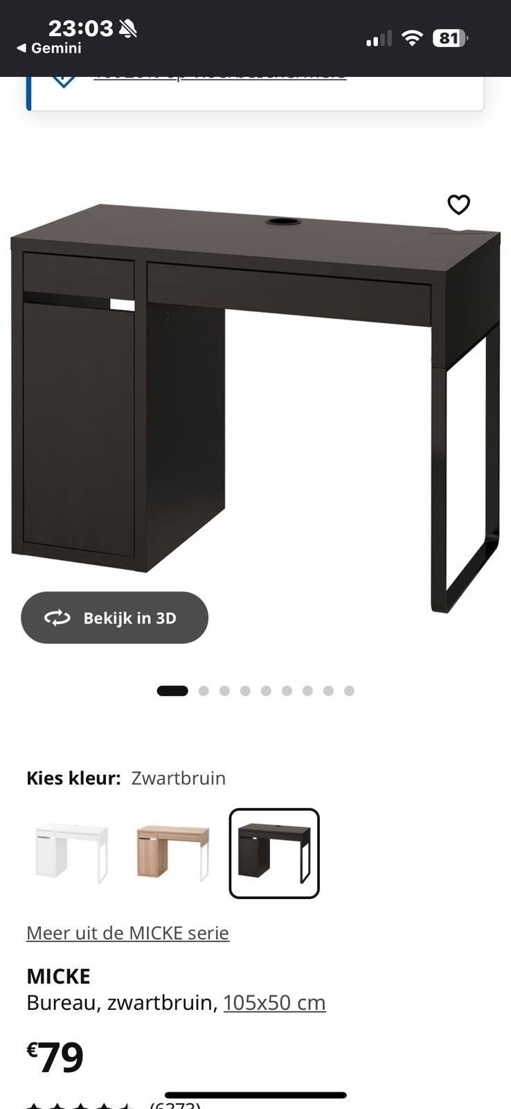 Bureau + commode, Enlèvement, Comme neuf