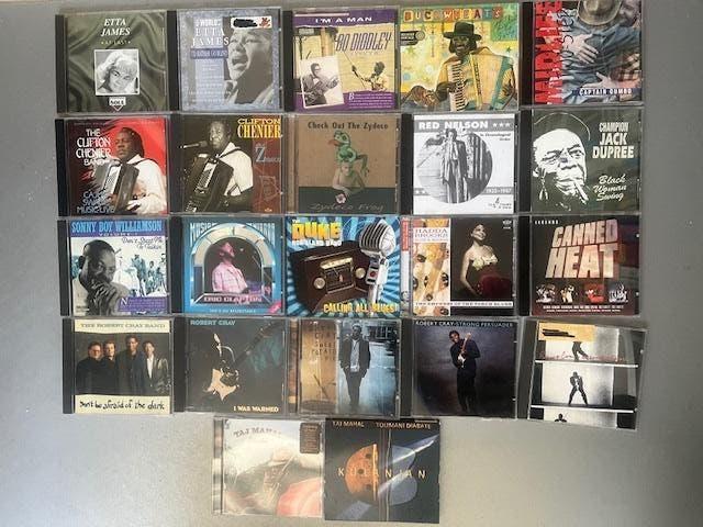 22 mooie zydeco en blues cds, Verzenden, Zo goed als nieuw, Blues